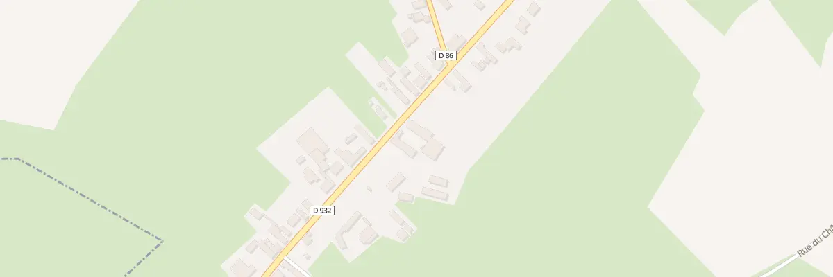 Plan du 21 Vc Brunehaut à Croix-Caluyau