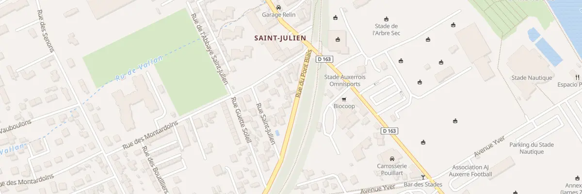 Plan du 3 Rue du Pont Biais à Auxerre