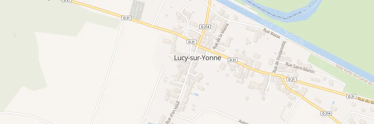Plan du 6 Rue d’En Haut à Lucy-sur-Yonne