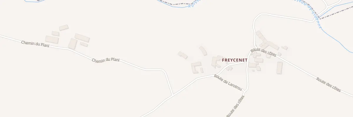 Plan du 5100 Freycenet Bas à Saint-Georges-d’Aurac