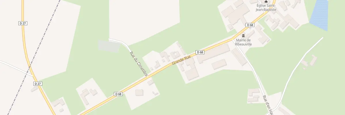 Plan du 12 Gr Grande Rue à Ribeauville