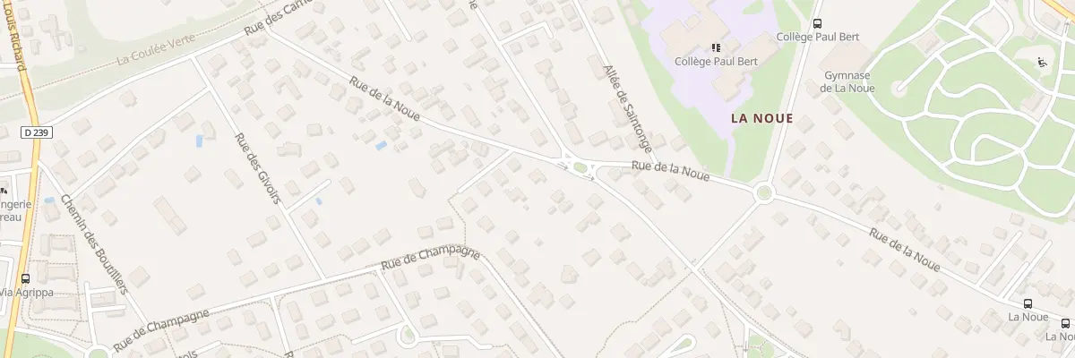 Plan du 34B Rue de la Noue à Auxerre