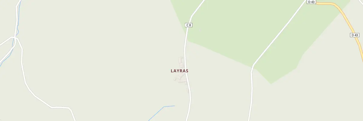 Plan du 5578 Layras à Châteldon