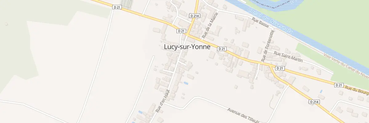 Plan du 7 Rue d’En Haut à Lucy-sur-Yonne