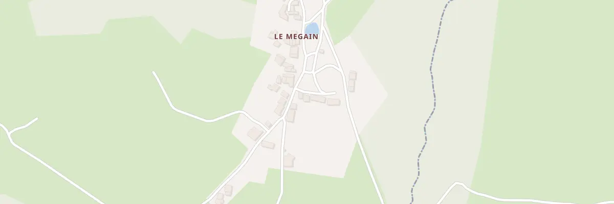 Plan du 13 Le Mégain à Courpière