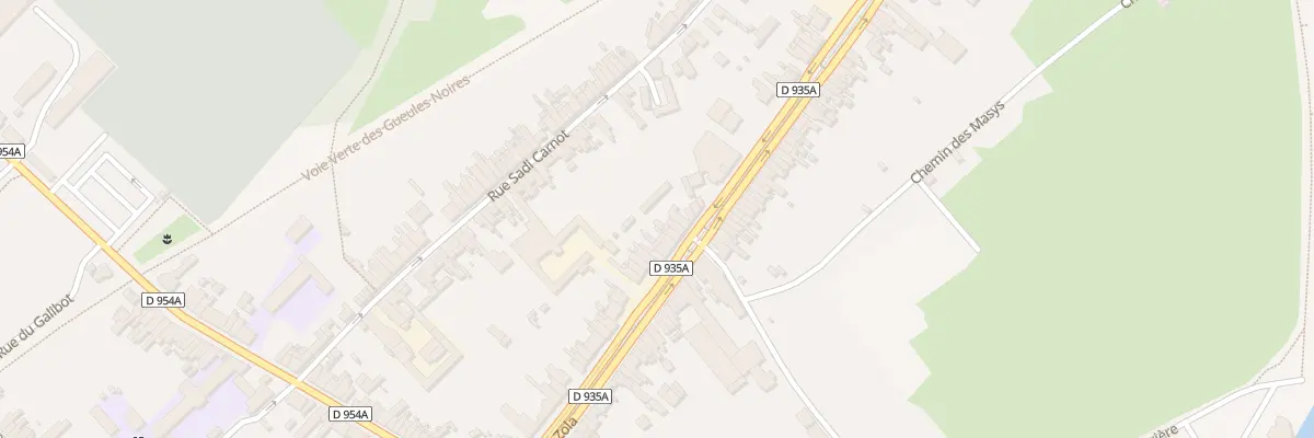 Plan du 95 Rue Emile Zola à Fresnes-sur-Escaut