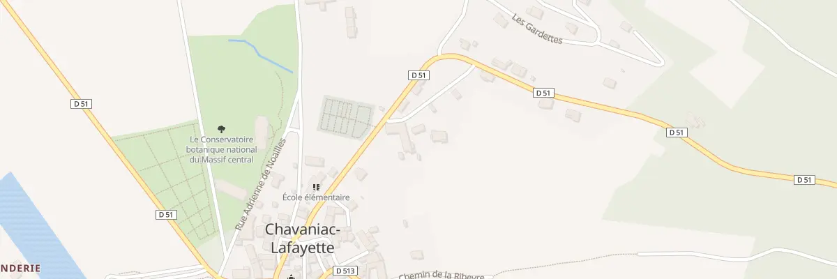 Plan du 5012 Le Bourg à Chavaniac-Lafayette