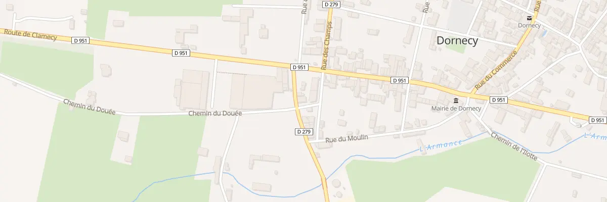 Plan du 4 Rue des Canes à Dornecy