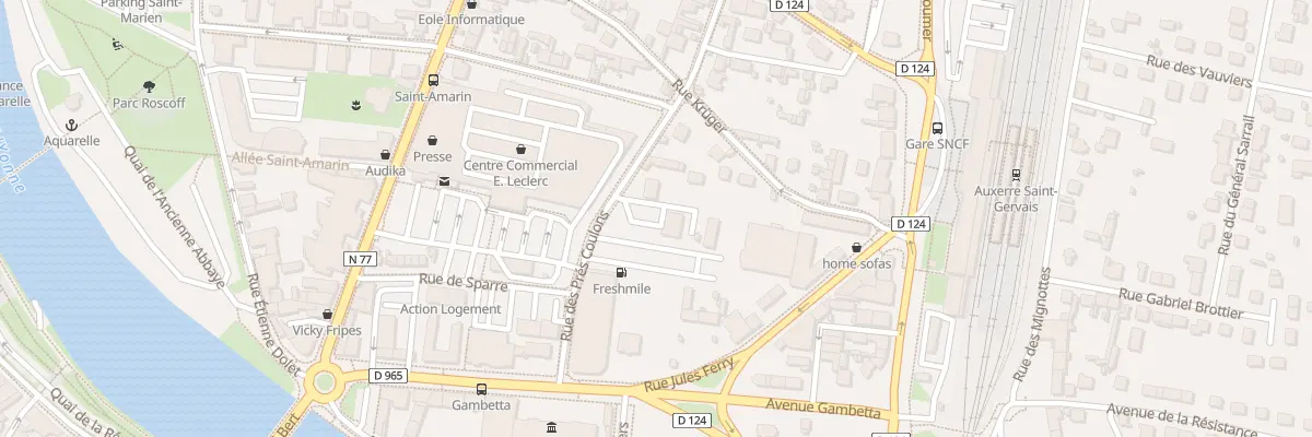 Plan du 6B Rue des Prés Coulons à Auxerre