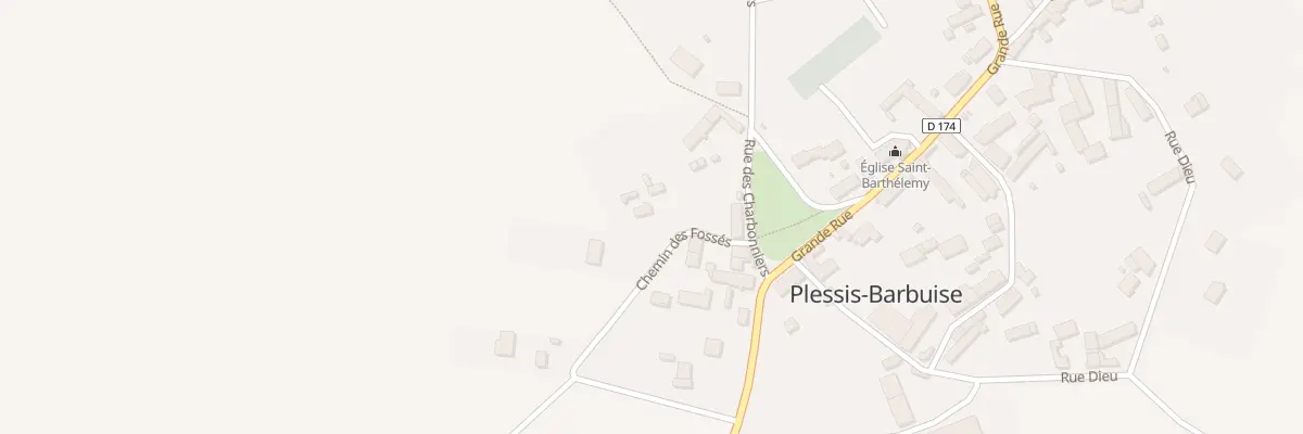 Plan du 4 Rue des Fosses à Plessis-Barbuise