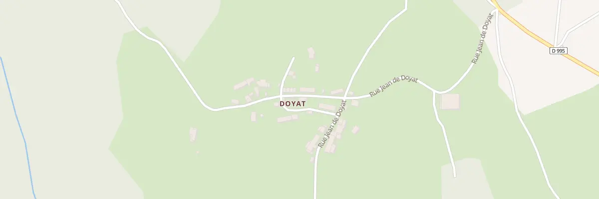 Plan du 9 Doyat à Arronnes