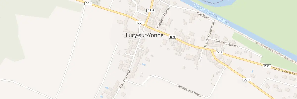 Plan du 9 Rue d’En Haut à Lucy-sur-Yonne