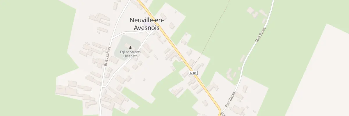 Plan du 11 Rue du Maréchal Foch à Neuville-en-Avesnois