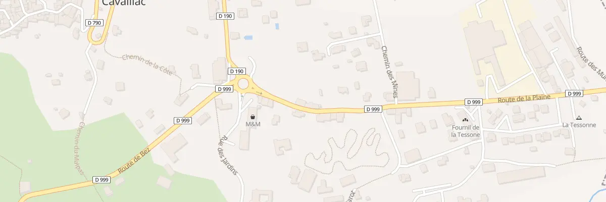 Plan du 5154 Plaine de Cavaillac à Molières-Cavaillac