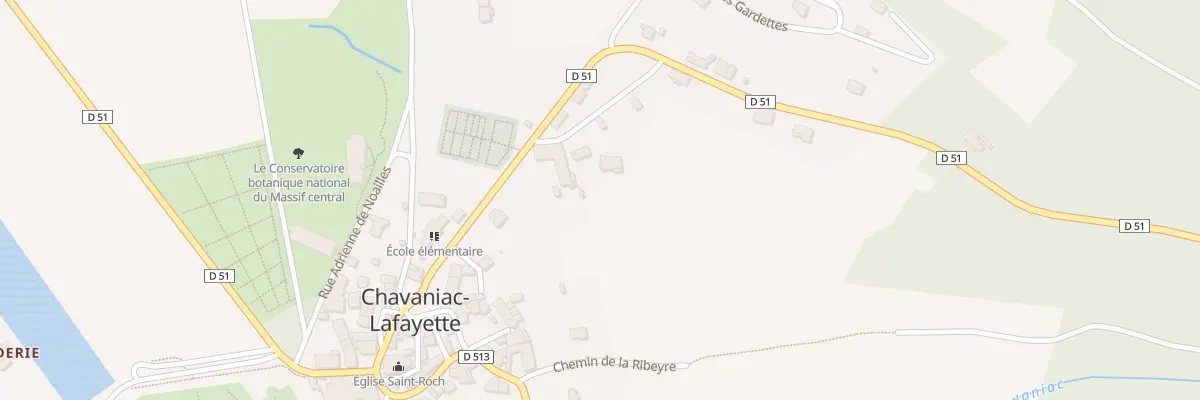 Plan du 5003A Le Bourg à Chavaniac-Lafayette