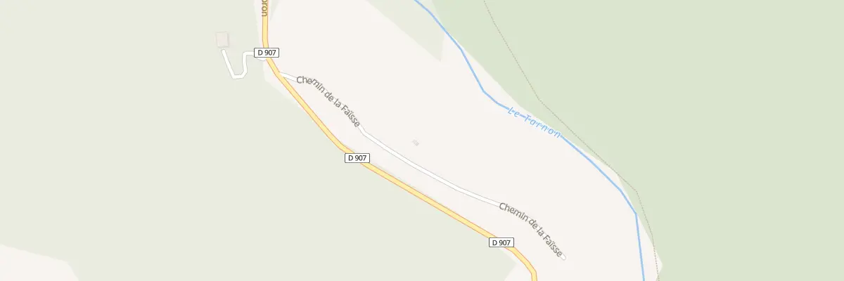 Plan du 5431 La Faysse à Vebron