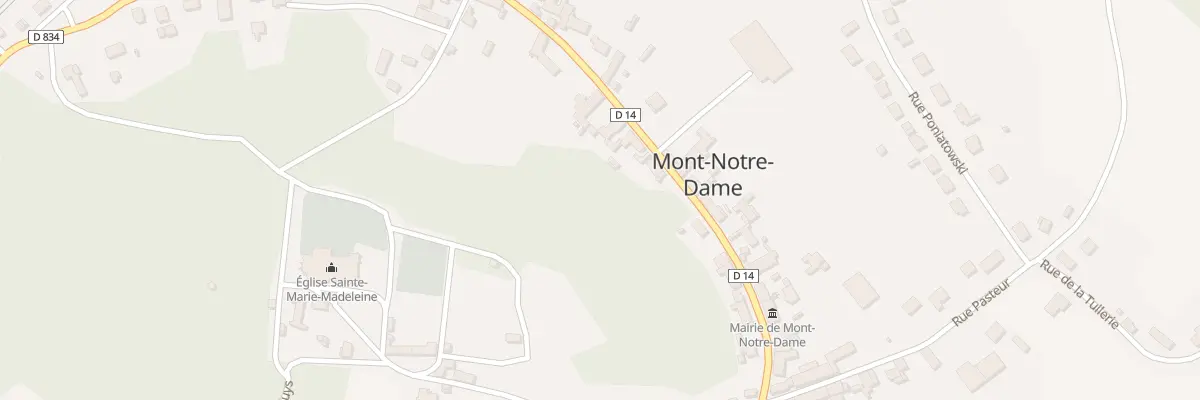 Plan du 11 Rue de Chatillon à Mont-Notre-Dame