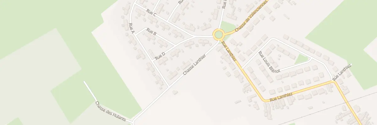 Plan du 70 Rue Lanthiez à Onnaing