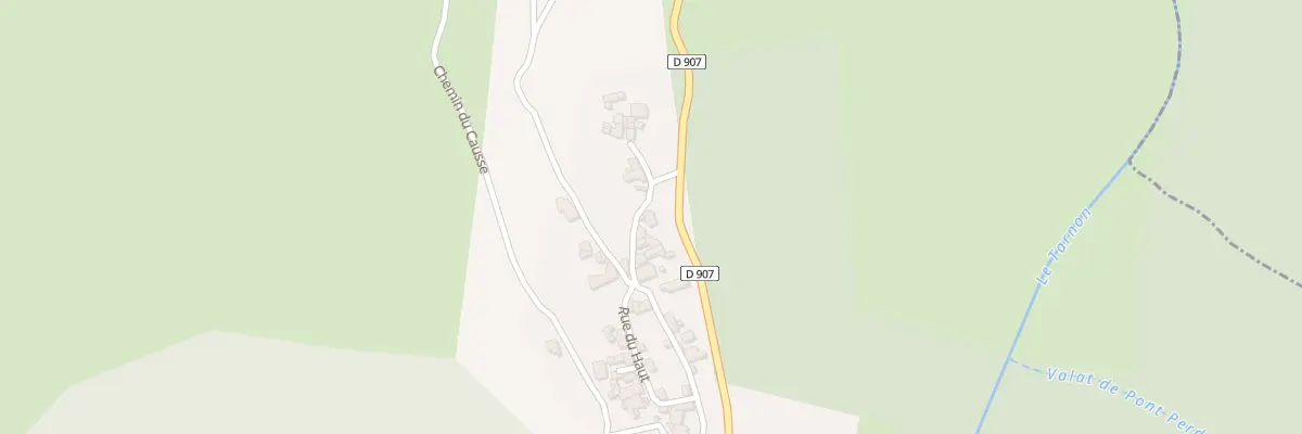 Plan du 5345 Salgas à Vebron