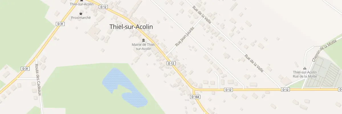 Plan du 33 Gr Grande Rue à Thiel-sur-Acolin