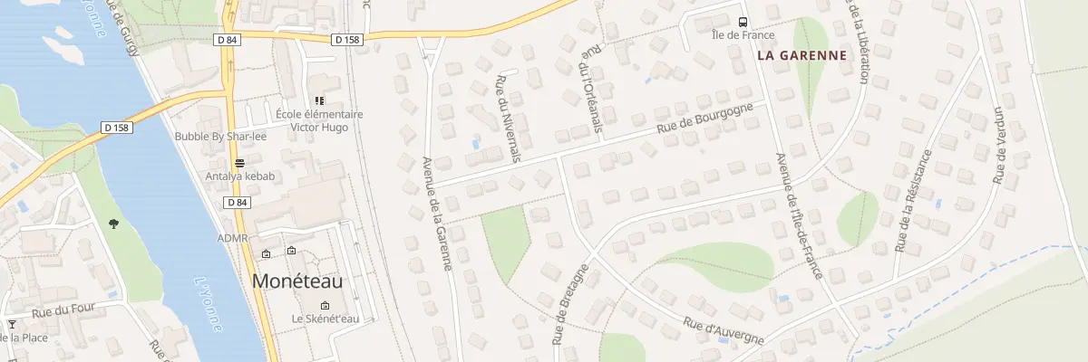 Plan du 10 Rue de Bourgogne à Monéteau