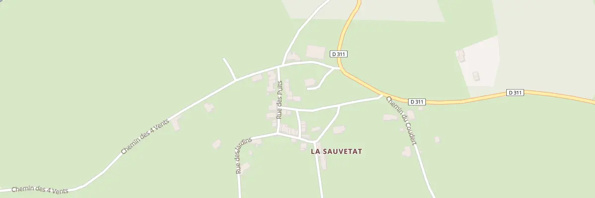 Plan du 33 Rue du Puits à Aubusson-d’Auvergne