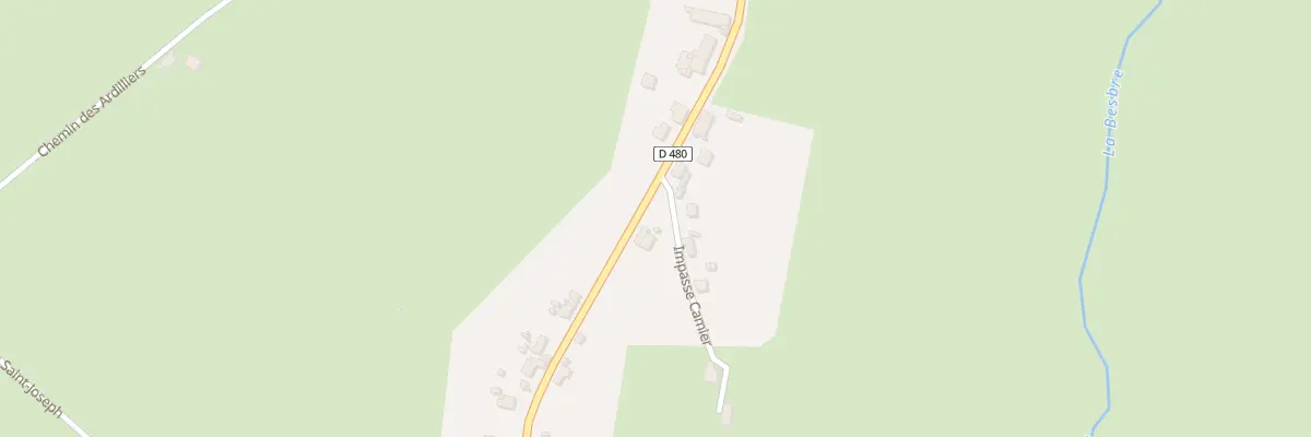 Plan du 23 Rte de Lapalisse à Jaligny-sur-Besbre