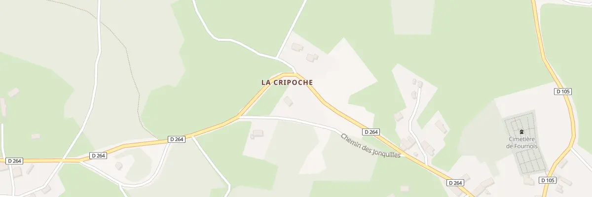 Plan du 5271 Les Combes à Fournols