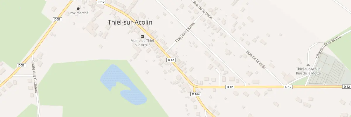 Plan du 37 Grande Rue à Thiel-sur-Acolin