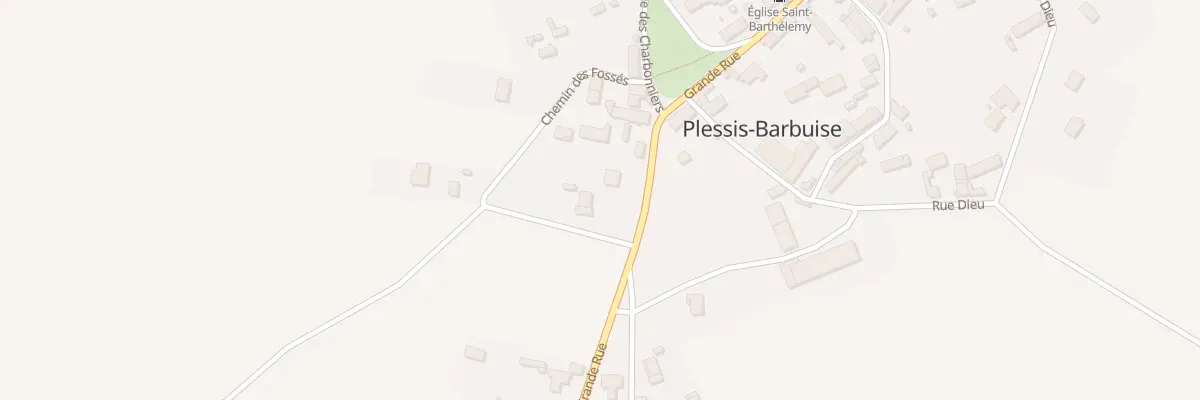 Plan du 7 Gr Grande Rue à Plessis-Barbuise