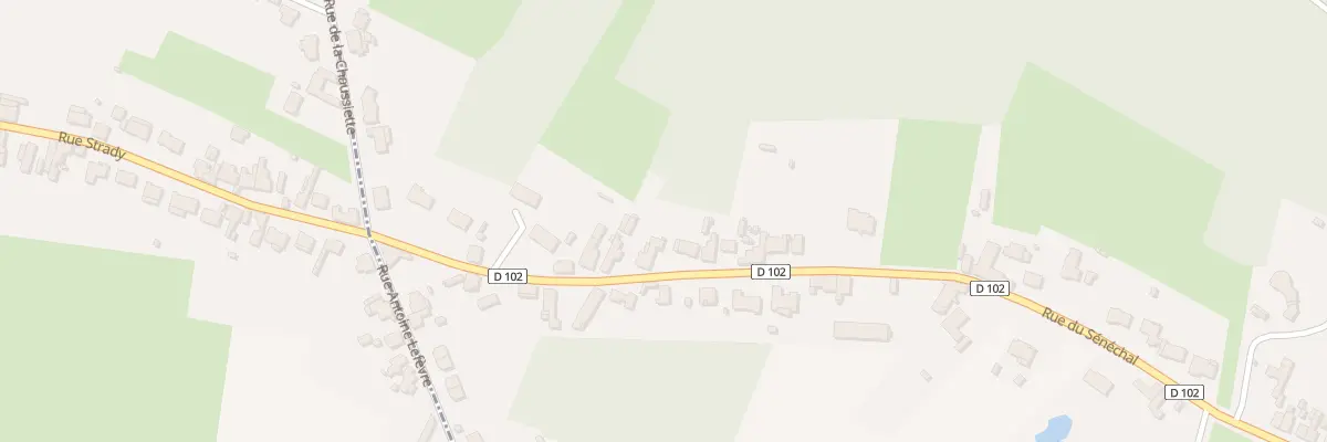 Plan du 258 Rue du Sénéchal à Condé-sur-l’Escaut