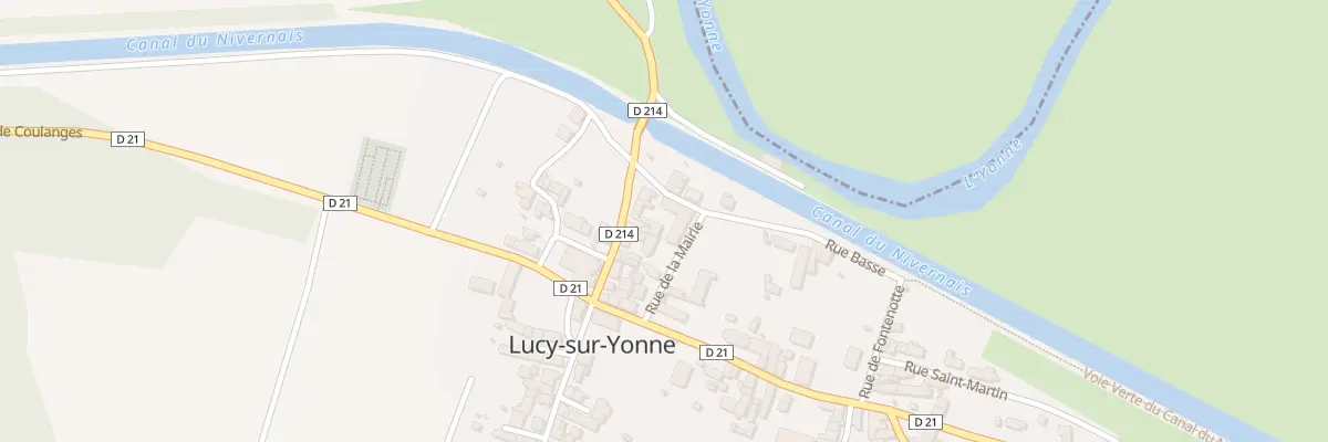 Plan du 6 Rue Basse à Lucy-sur-Yonne