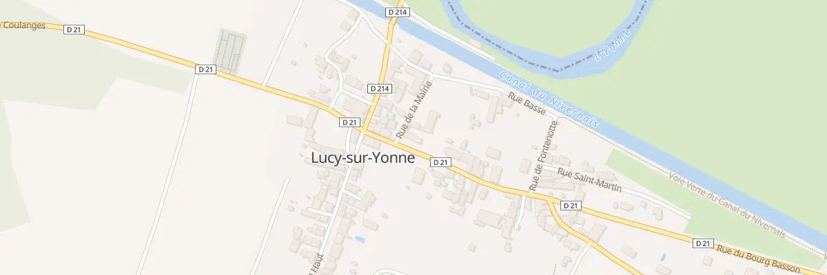 Plan du 5 Rue du Bourg Basson à Lucy-sur-Yonne