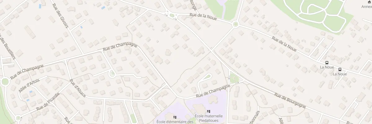 Plan du 50 Rue de Bourgogne à Auxerre