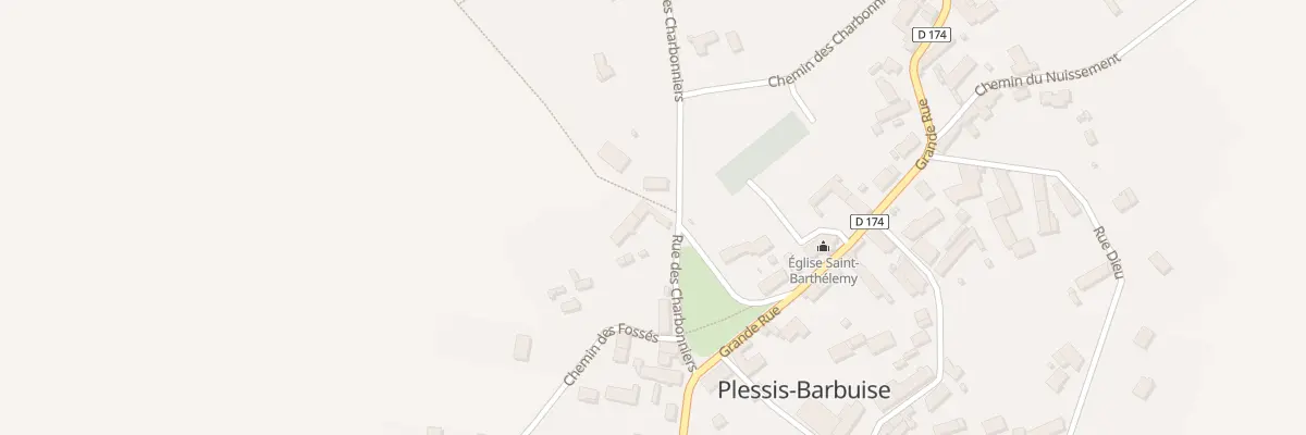Plan du 7 Rue des Charbonniers à Plessis-Barbuise