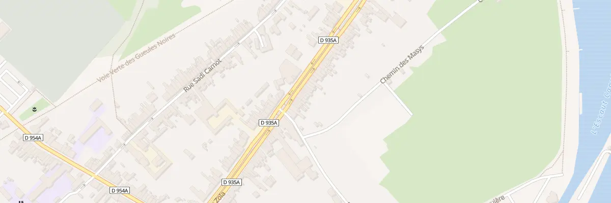 Plan du 110 Rue Emile Zola à Fresnes-sur-Escaut