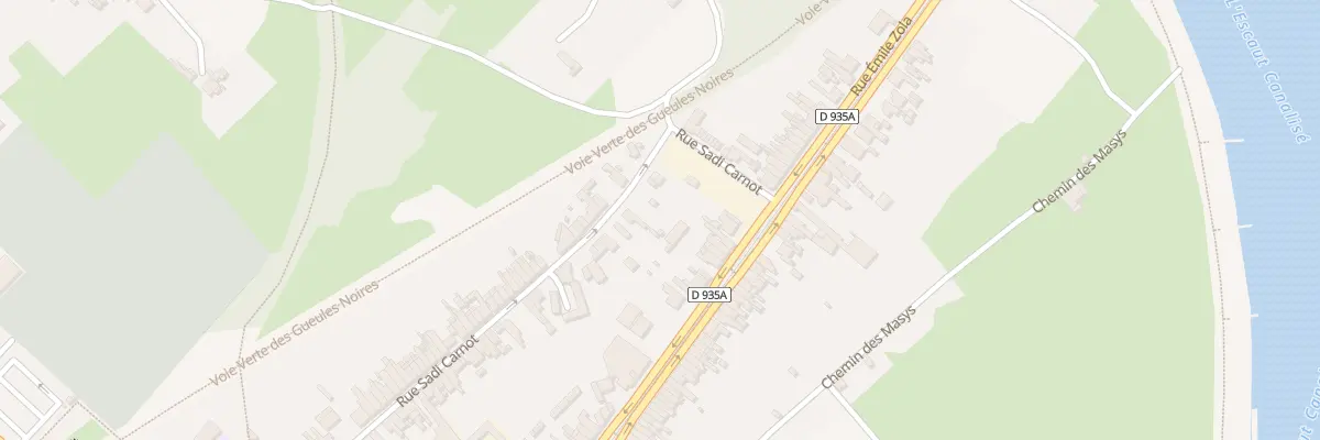 Plan du 96B Rue Carnot à Fresnes-sur-Escaut