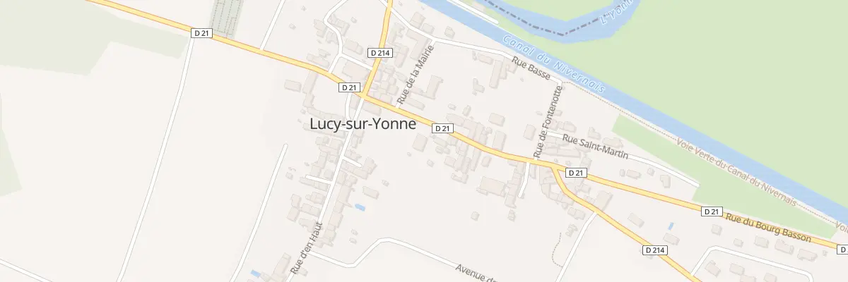 Plan du 4 Rue du Bourg Basson à Lucy-sur-Yonne