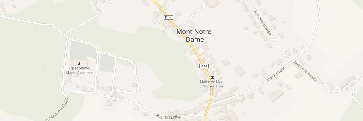 Plan du 7 Rue de Chatillon à Mont-Notre-Dame