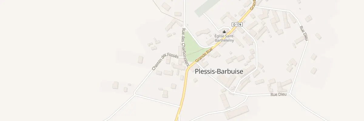 Plan du 3 Rue des Charbonniers à Plessis-Barbuise