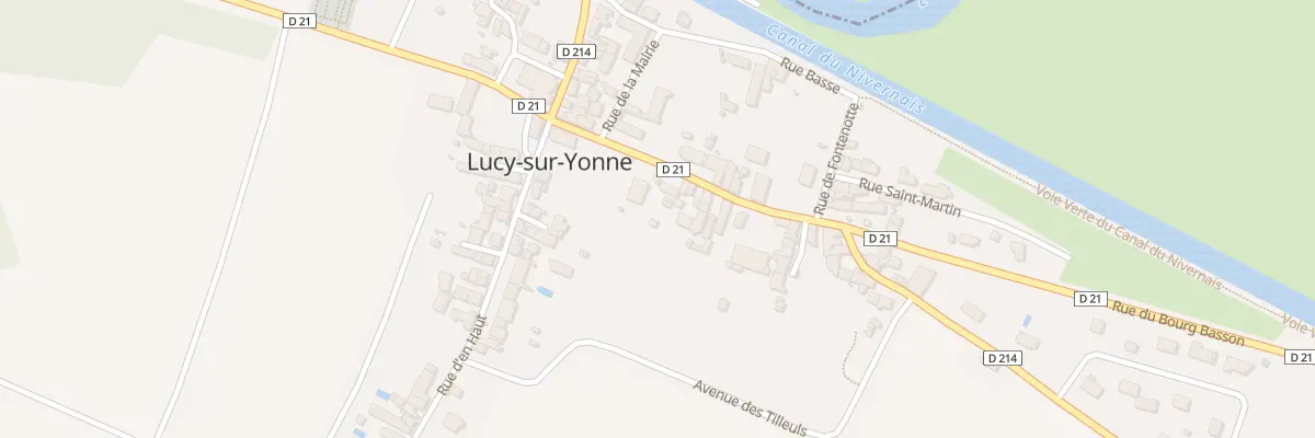 Plan du 6 Rue du Bourg Basson à Lucy-sur-Yonne