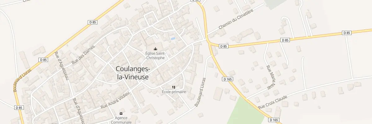 Plan du 4 Rue Joyeuse à Coulanges-la-Vineuse