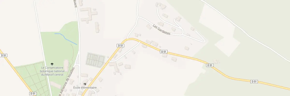 Plan du 5095 Le Bourg à Chavaniac-Lafayette