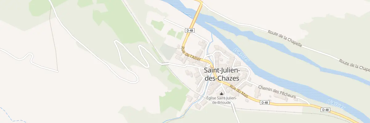 Plan du 5053 Le Bourg à Saint-Julien-des-Chazes