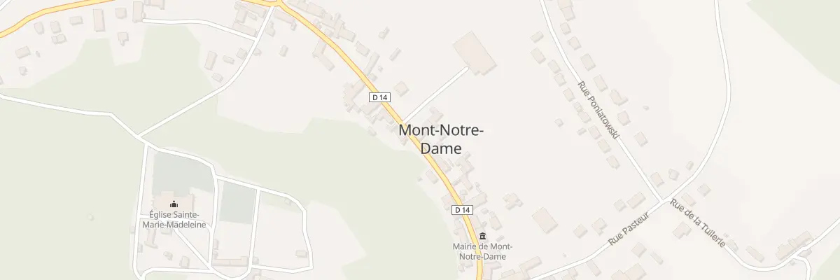 Plan du 22 Rue de Chatillon à Mont-Notre-Dame