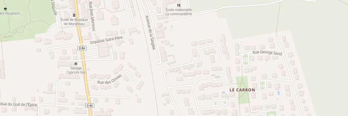 Plan du 17 Av de la Seiglée à Monéteau