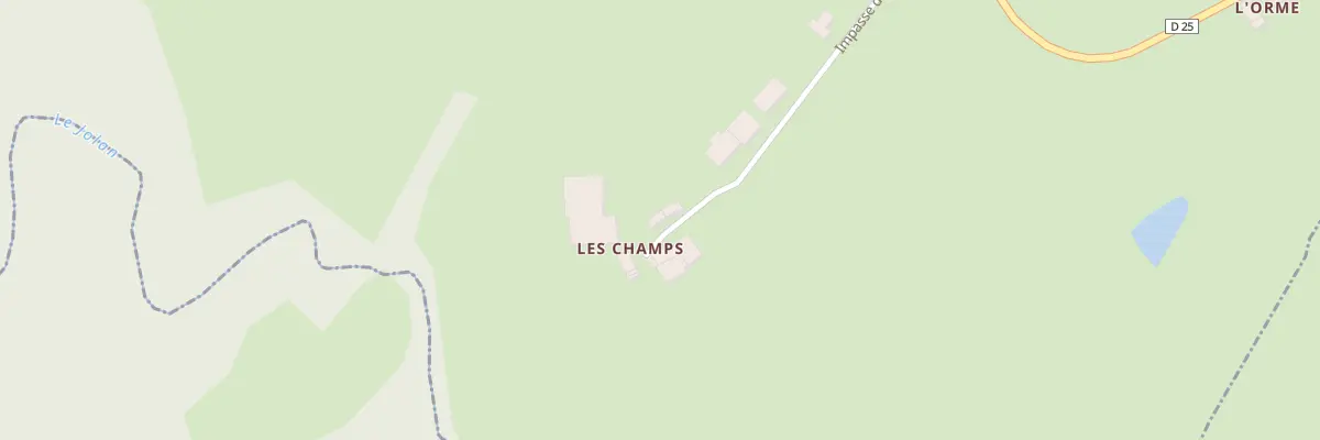 Plan du 5147 Les Champs à Saint-Christophe-en-Bourbonnais