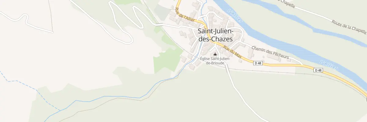 Plan du 5059 Le Bourg à Saint-Julien-des-Chazes