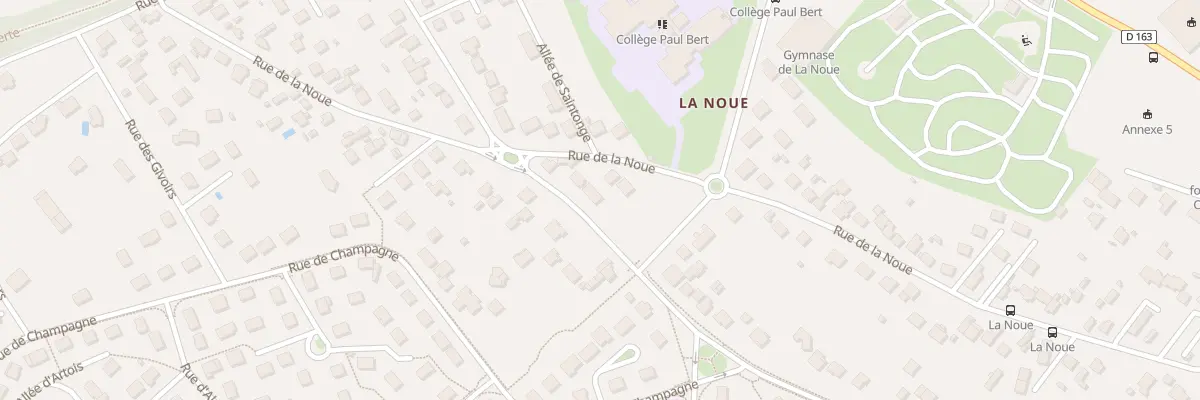Plan du 25 Rue de Bourgogne à Auxerre