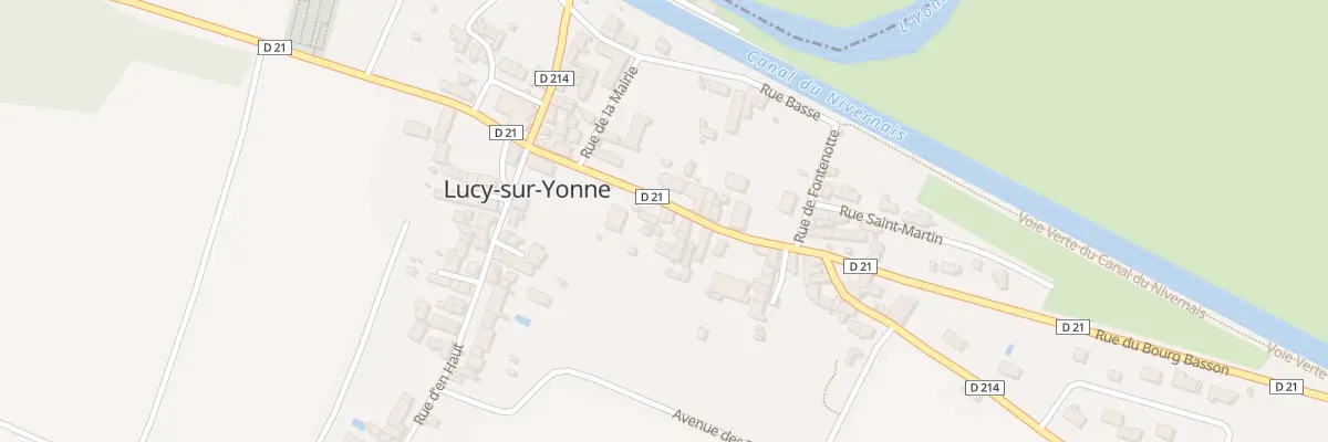 Plan du 8 Rue du Bourg Basson à Lucy-sur-Yonne